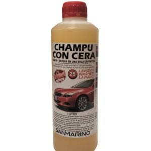 Champú con cera