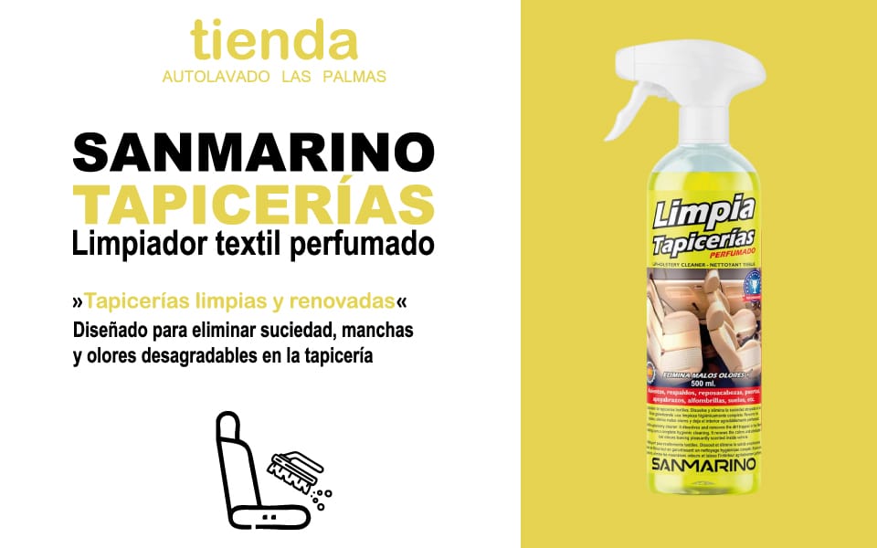 Limpia tapicerías de SANMARINO, producto de calidad y de fácil uso en casa