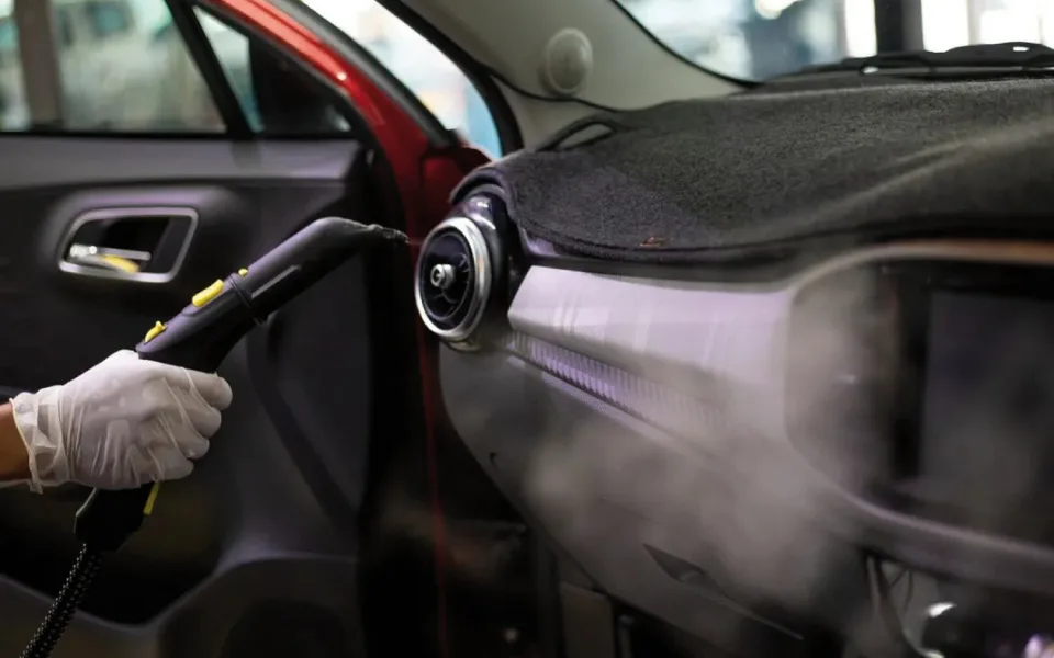 Sistema de limpieza con vapor para una desinfección técnica de alta eficacia
