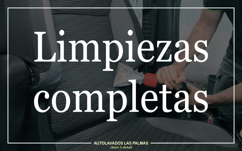 Servicio de limpieza completa detallada tanto interior como exterior y tapicería