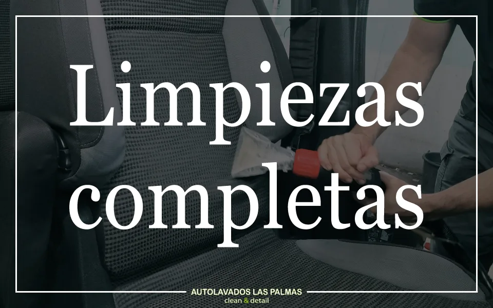 Servicio de limpieza completa detallada tanto interior como exterior y tapicería
