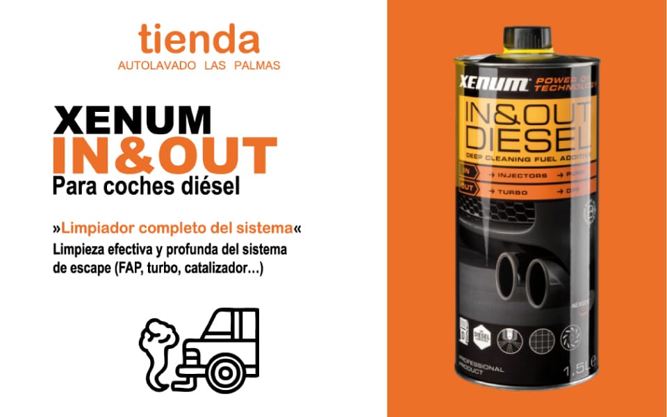 Aditivo Xenum In&Out Diesel para limpieza de FAP, turbo e inyectores