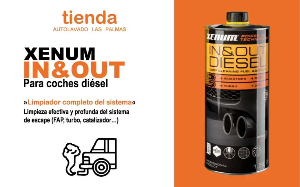 Aditivo Xenum In&Out Diesel para limpieza de FAP, turbo e inyectores