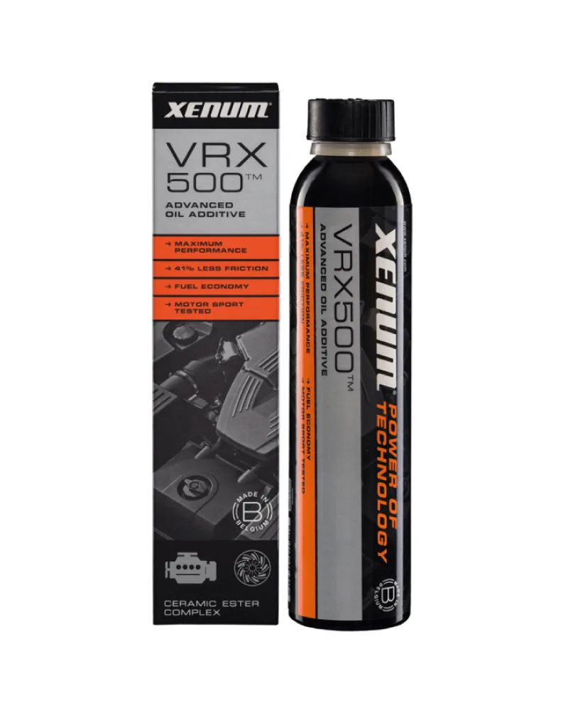 Aditivo cerámico Xenum VRX500 de alta tecnología para reducir la fricción y proteger el motor